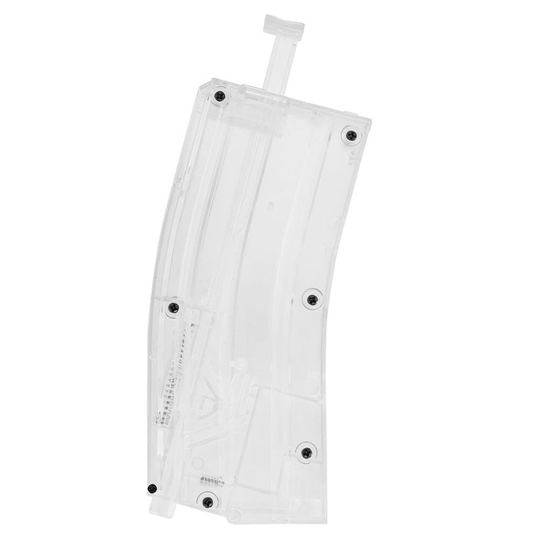 BBローダー ラージ クリア 約500発 M4マガジン型 カスタム オプション サバイバルゲーム サバゲー ミリ..