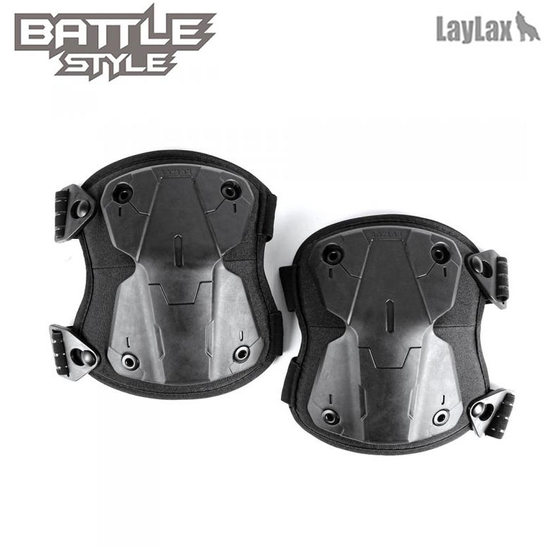 LayLax ライラクス BATTLE STYLE バトルスタイル LayLax オリジナルデザインニーパッド ニーシールド カスタム オプション パーツ サバイバルゲーム サバゲー IPSC スチールチャレンジ シューティング マッチ 装備 ミリタリー