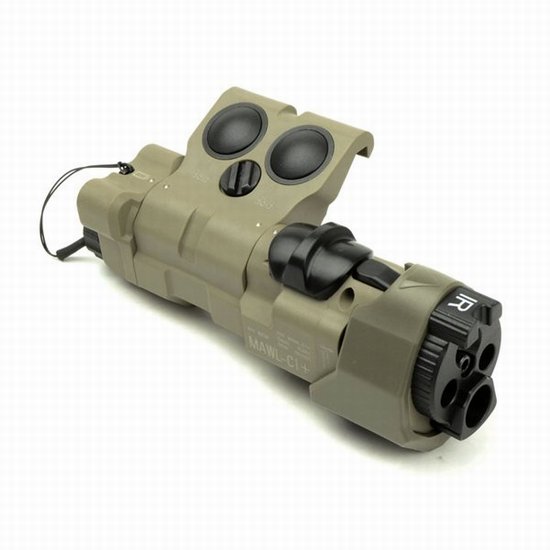 Z&Z MAWL-C1+タイプ LEDライト DE カスタム オプション パーツ サバイバルゲーム サバゲー IPSC スチー..