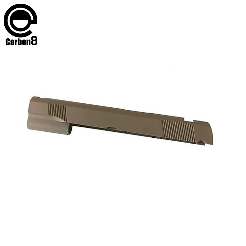 Carbon8 カーボネイト M45シリーズ共用 無刻印スライド FDE CBP13B2 純正 交換 パーツ カスタム オプション パーツ サバイバルゲーム サバゲー 装備 ミリタリー