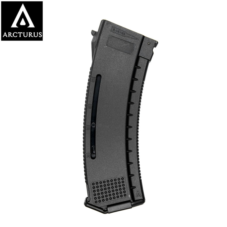乐天商城 - ARCTURUS アークタウラス MOD1 AK74用マガジン BK 30/130連 容量可変タイプ 電動ガン スペアマガジン MAG-M1K-BK カスタム オプション パーツ