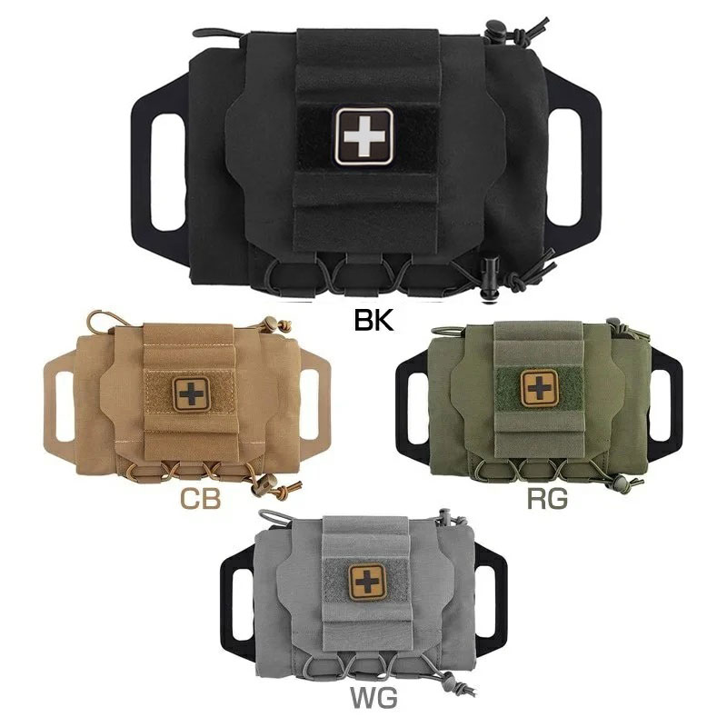 HSGタイプ リフレックス IFAK メディカルポーチ BK CB WG RG カスタム オプション パーツ サバイバルゲ..