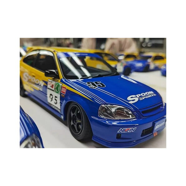 乐天商城 - HONDA Civic Type R(EK9) SPOON Racing #95 ホンダ シビック タイプR(EK9) スプーン レーシング #95 ミニカー[MOTORHELIX モーターヘリックス]送料無料 ギフト プレゼント