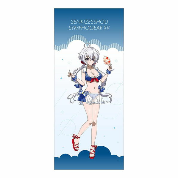 乐天商城 - 戦姫絶唱シンフォギアXV 描き下ろし特大タペストリー(クリス/マリンセーラー水着)[カーテン魂]送料無料