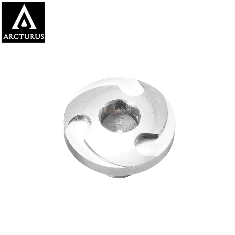 ※こちらの商品はラッピング不可となっております。 ARCTURUS アークタウラス RSシリーズ ハイキャパ用ステンレス製 ヘキサゴン グリップスクリュー ガスガン マルイ ハイキャパ Hi-Capa シリーズ対応 ステンレス削り出し グリ...