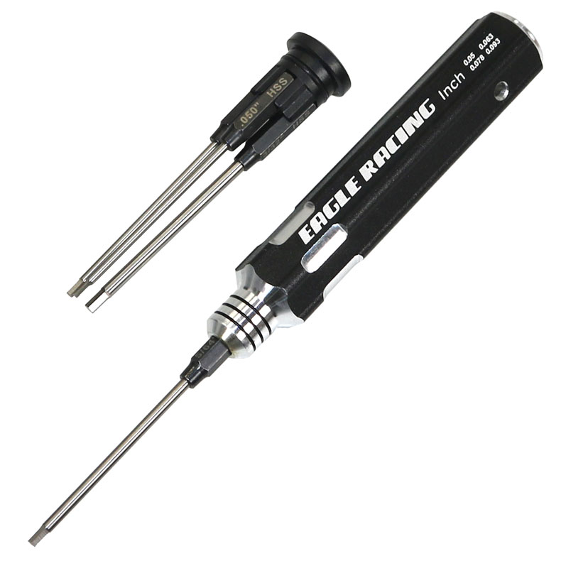 イーグル 4WAYヘックスレンチ 0.05 0.063 0.078 0.093インチ 3107U メンテナンス インチサイズ 六角レンチ メール便