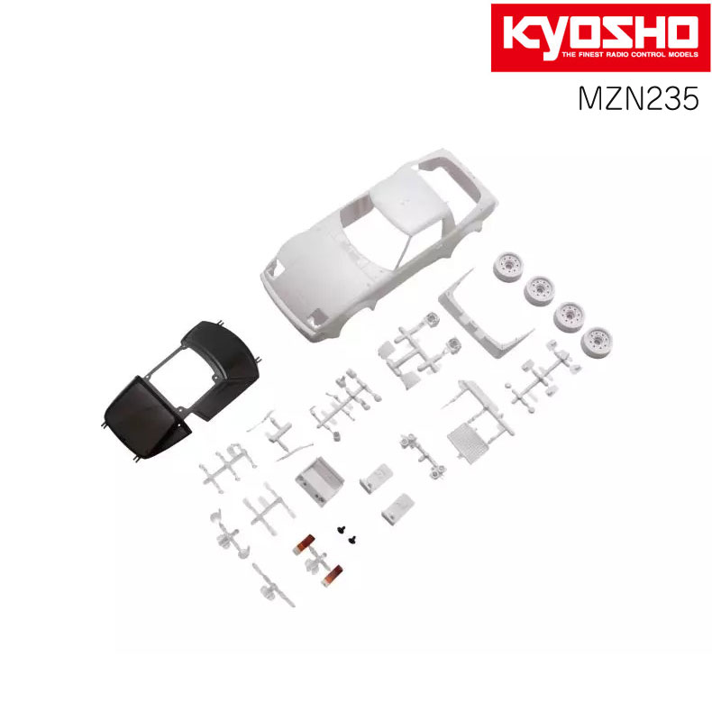 マツダ RX-7 SA22C ホワイトボディセット 未塗装 ホイール付 KYOSHO 京商 MINI-Z ミニッツ MZN235