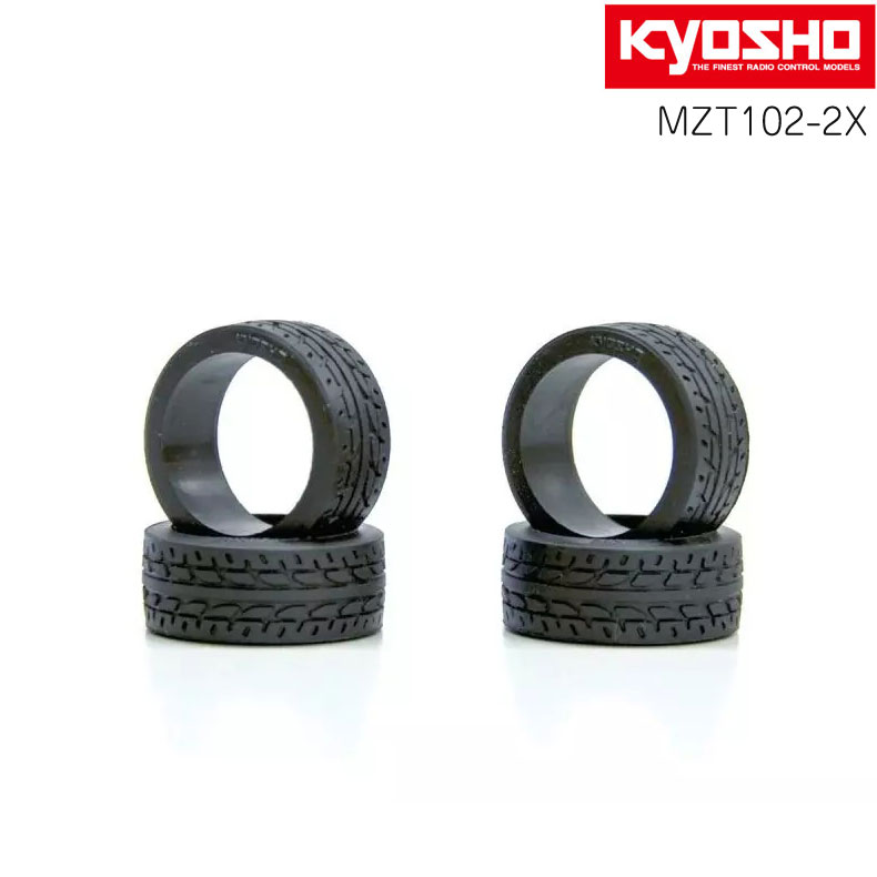 ※こちらの商品はラッピング不可となっております。 ミニッツ レーシングラジアルタイヤ(2X/4入) MZT102-2X 従来のコンパウンドをベースに20度と30度の間となる特性を狙い新しく開発した「2X」コンパウンド。