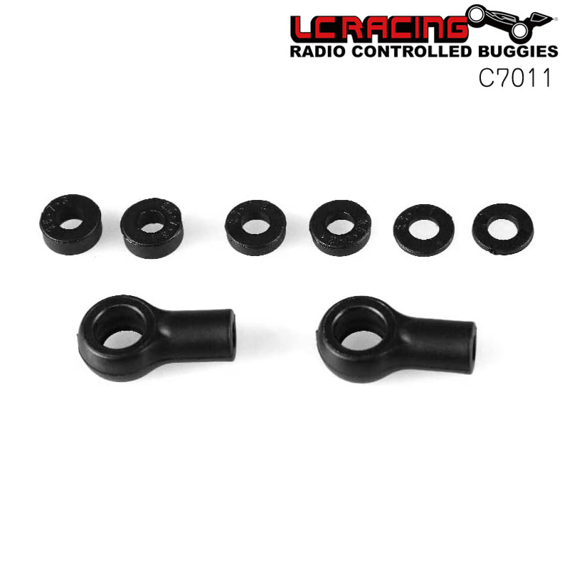 LC RACING RCカー ダンパーエンド ダンパースペーサー LC10B5 PTG-1 パーツ C7011 ラジコンパーツ メール便