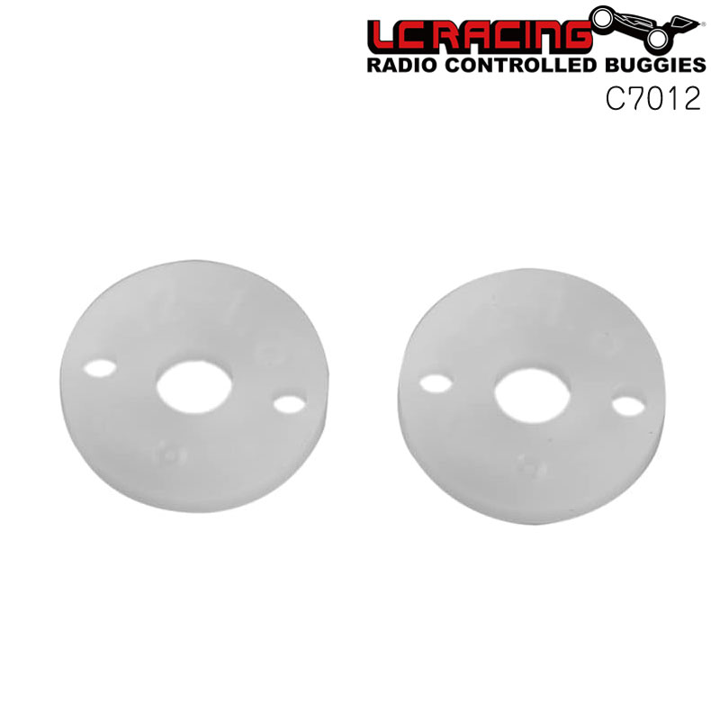 ※こちらの商品はラッピング不可となっております。 [LCRACING] RCカー C7012 POM樹脂シリンダーピストン 1.6mm 2枚入 POM製 ショックピストン 1.6mm 2枚入 対応車種:LC10B5,PTG-1