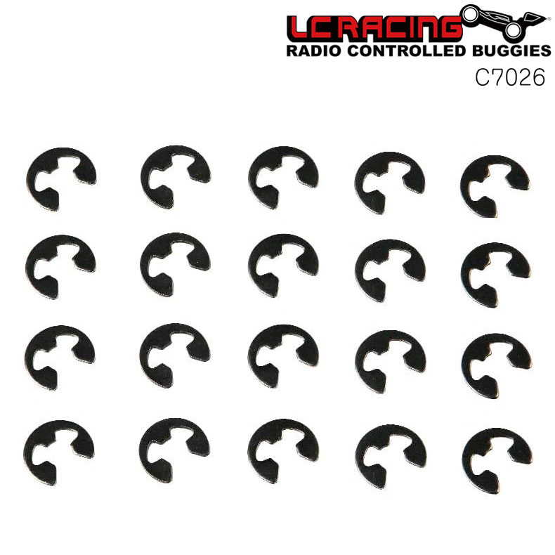 乐天商城 - LC RACING RCカー Eクリップ 2.3 20個入 LC10B5 PTG-1 パーツ C7026 ラジコンパーツ メール便