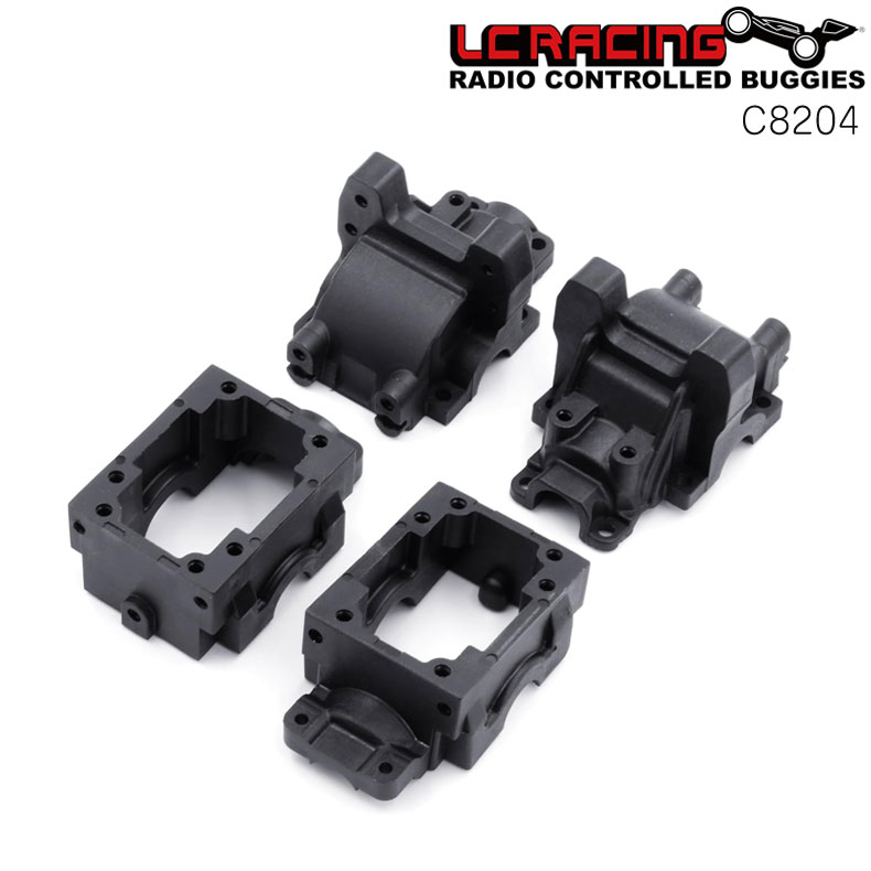 LC RACING RCカー フロント/リア ギアボックス セット PTG-1 パーツ C8204 ラジコンパーツ
