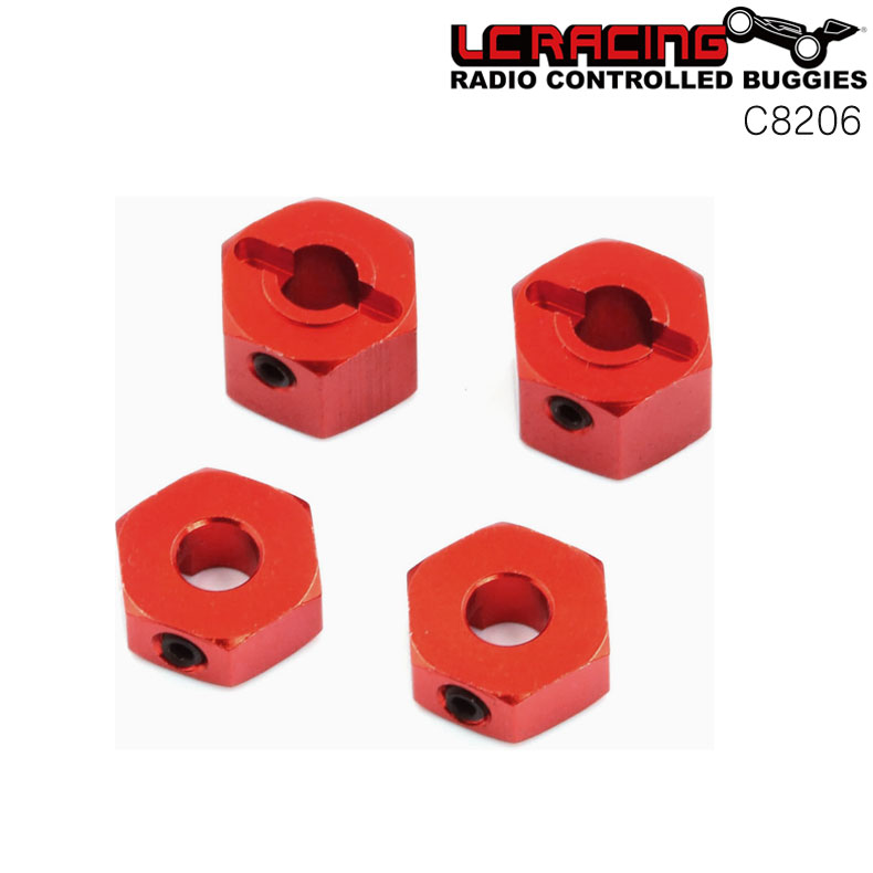 乐天商城 - LC RACING RCカー 12mmアルミホイールハブ 5mm幅 2個 8mm幅 2個 PTG-1 パーツ C8206 ラジコンパーツ メール便