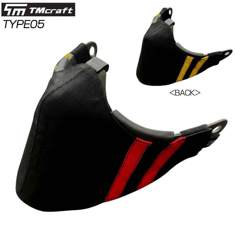 TMcraft サバゲー サンセイマスク 対応 ファッションカバー type05 チームマーカーカバー フェイスマスクカバー リバーシブル レッド イエロー 口...