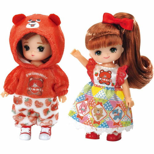 Clothes, Costume - リカちゃん SWIMMERだいすきミキちゃんマキちゃん 送料無料
