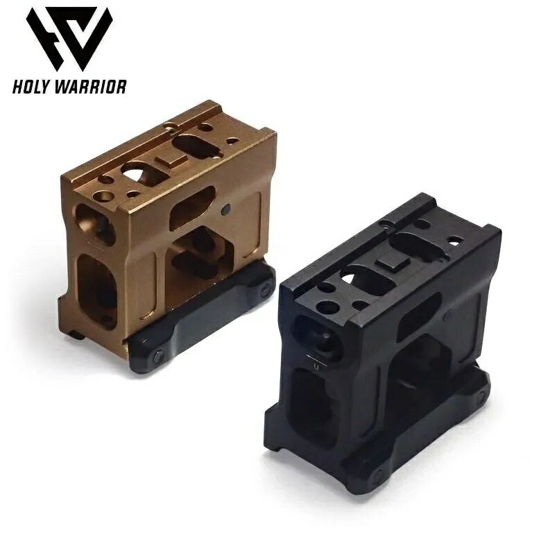 Holy Warrior ホーリーウォーリアー FAST MICRO MOUNTタイプ T1 T2 マウント ハイマウントベース BK FDE カスタム オプション パーツ