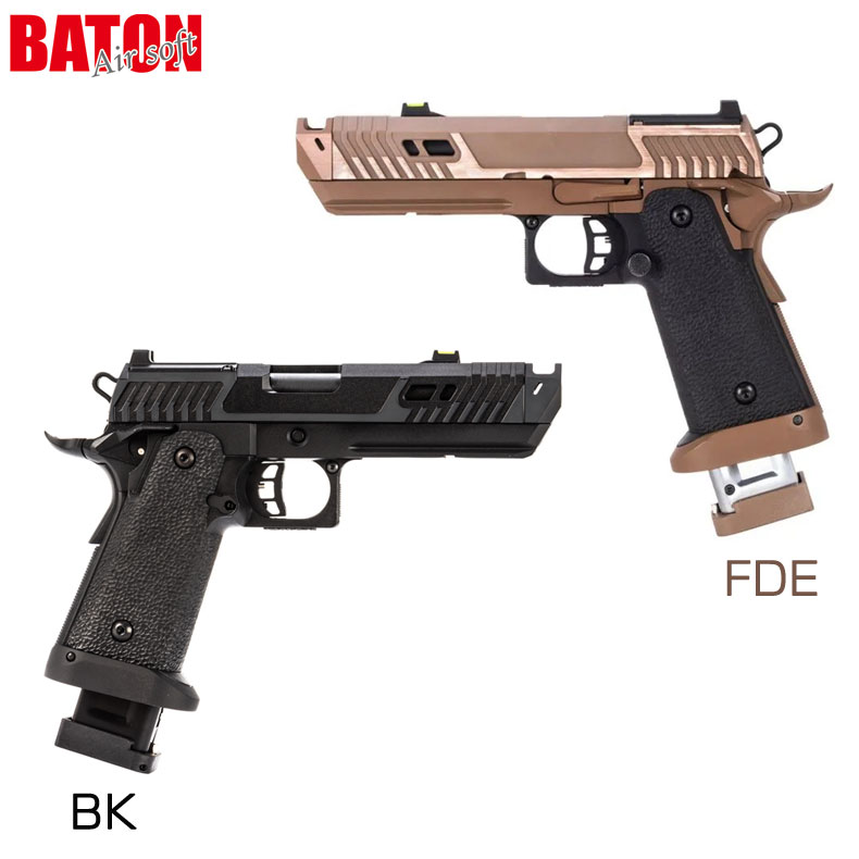 Rakuten - BATON airsoft CO2ガスブローバック BT-SAND VIPER CO2GBB FDE BK 18歳以上対象 カスタム オプション パーツ サバイバルゲーム サバゲー 装備 ミリタリー 送料無料