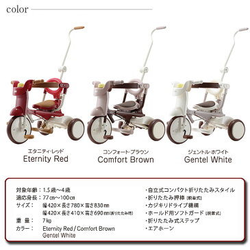 クオリティの高い折りたたみ式三輪車 ブランド iimoTRICYCLE #02(イーモ トライシクル) さんりんしゃ