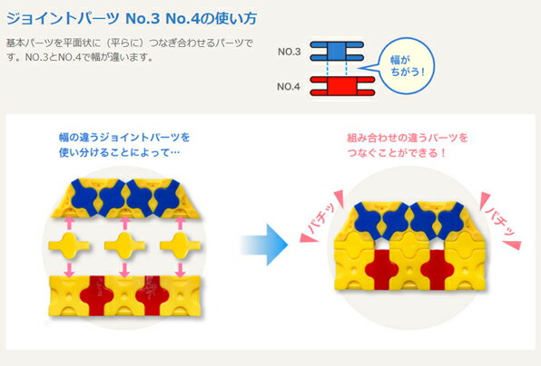 ラキュー ブロック LaQ フリースタイル50 ラキュー補充用パーツNo.3 ブロック パーツ 部品 メール便 ネコポス可 2