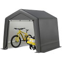 サイクルハウス 屋外収納物置 自転車置き場 サイクルポート バイクガレージ 1.8m*1.8m*1.8m サイクルガレージ 自転車 テント 保管 収納 物置 高...