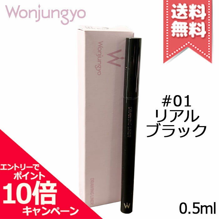 포인트 10배·할인 쿠폰 Wonjungyo 원정요 드로잉 라이너 #01 리얼 블랙 0.5ml[무료우송]