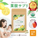 オーガニック レモン由来 葉酸サプリ3袋セット 鉄分 カルシウム 食物繊維 乳酸菌 ビタミンB6 ビタミンB12 ビタミンD 亜鉛 ヤマノ 送料無料