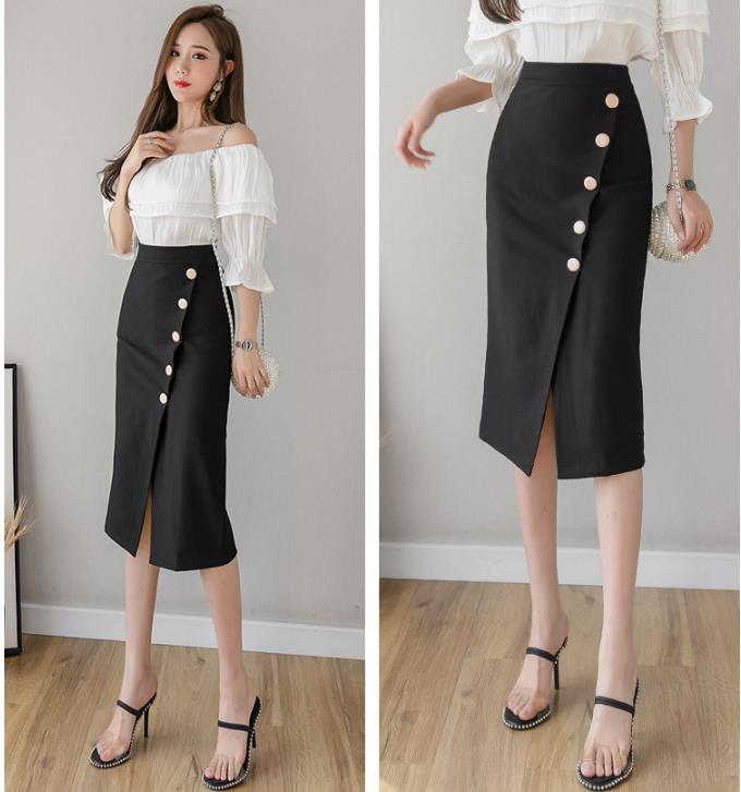 72cm/タイトスカート　スカート　フィット ゆとり 　レディース 通勤オフィス 入学式に七五三 OL 大きいサイズ 制服 事務服 フォーマル ビジネス マーメイドスカート　春　ブラック