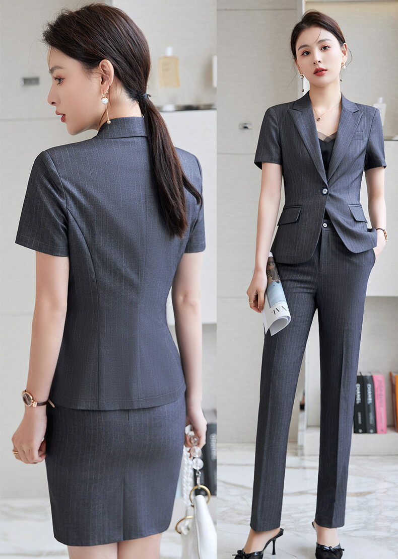 春夏新作/2点セット/ビジネススーツ/レディース/コート/スカート/ジャケット/通勤/オフィス/ 制服 事務服 入学 フォーマル ビジネス/洗える/細身 半袖