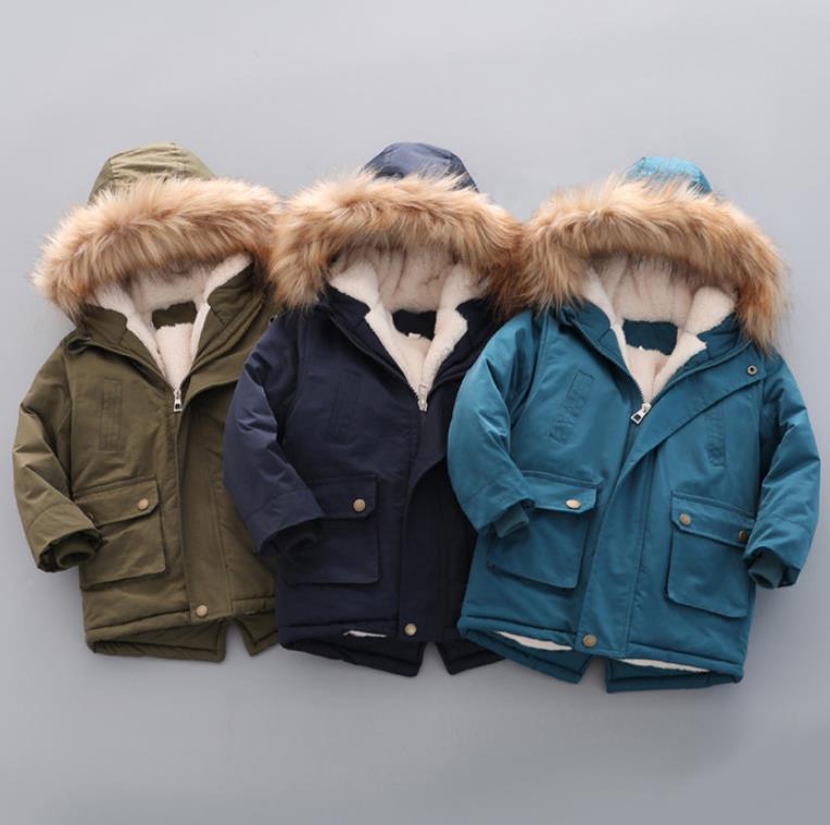 4色/2020冬新作100/110/120/130/140 ベビー コート子供 キッズ 男の子 キッズカジュアル ゆったり 出産祝い 外出服 防寒 ジャ...