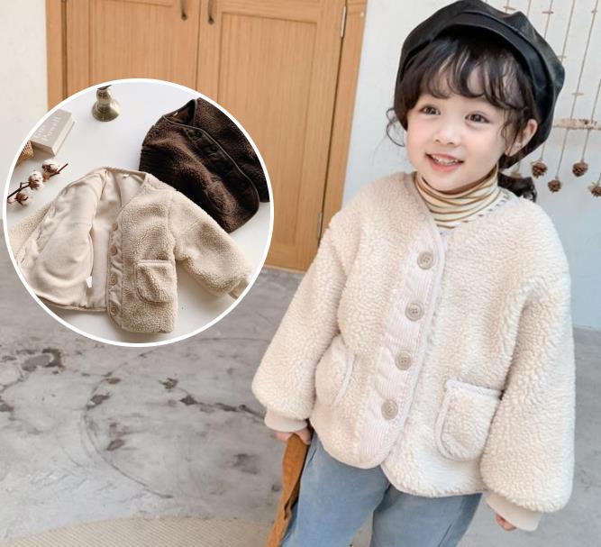 秋冬服 子供 アウター コート ジャケット キッズ 男の子女の子 長袖 カジュアル 子供 ゆったり 防寒 80-140cm 厚手 おしゃれ 厚手 裹起毛 ふわふ...