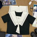 S/M/L/XL/XXLセーラー服/長袖/中袖/制服/学生/ ユニフォーム JK系 スカート 上着リボン 上下 シャツ フリルスカート パーティグッズ 卒業式 入学式 コスチューム 衣装|詳細画像