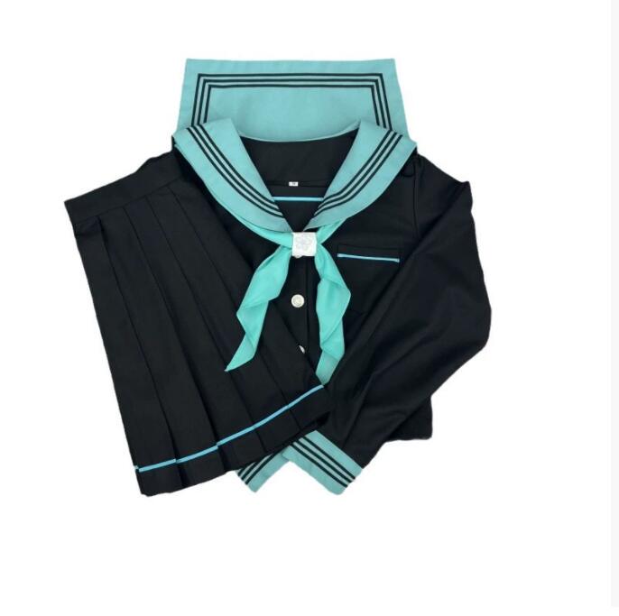 S/M/L/XL/XXLセーラー服/長袖/中袖/制服/学生/ ユニフォーム JK系 スカート 上着リボン 上下 シャツ フリルスカート パーティグッズ 卒業式 入学式 コスチューム 衣装