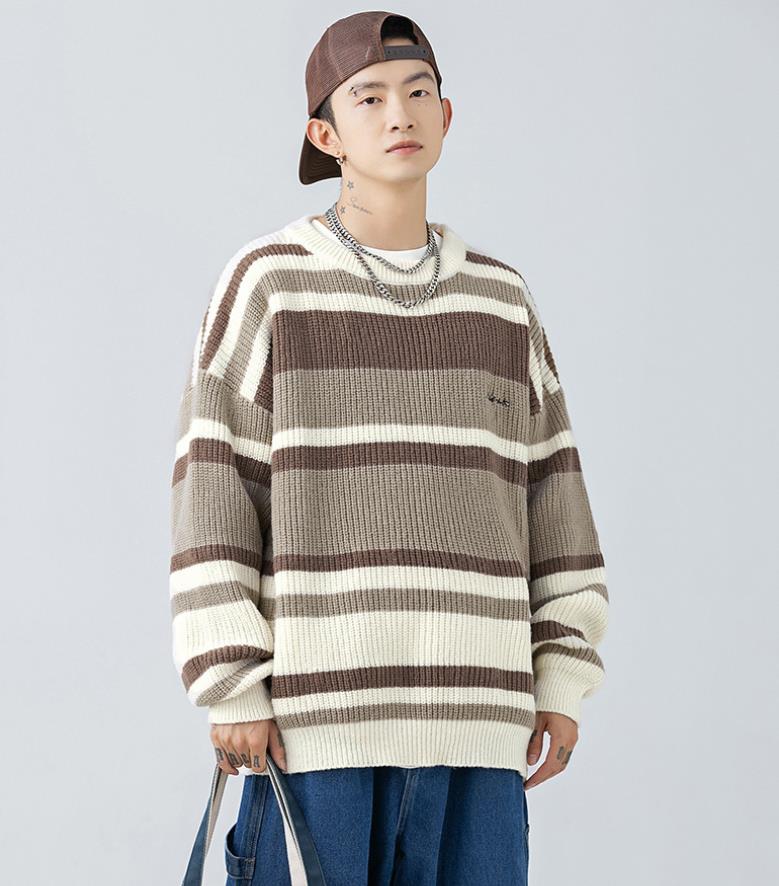 セーター 長袖 コート ニット 春秋 トップス アウター 春秋物 冬物 春 秋 冬 ユニフォーム スクール メンズ お兄系 メンズ ファッション 防寒 プル...