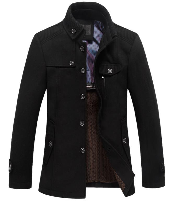 コートウール ボダンコートコート シンプル カジュアル メンズ 大きいサイズ トップス フォーマル 大きいサイズ 秋冬 防風 防寒 ミディ丈・ミディアム丈...