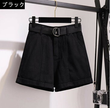 レディースショートパンツ ボトムス ゆったり 夏 ショートパンツ デニム 無地 コットン ハーフパンツ 短パン チェックパンツ 大きいサイズ 美脚 コットン S-XL ハイウエスト