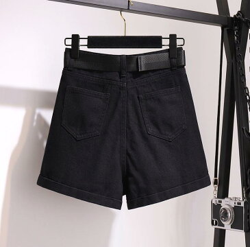 レディースショートパンツ ボトムス ゆったり 夏 ショートパンツ デニム 無地 コットン ハーフパンツ 短パン チェックパンツ 大きいサイズ 美脚 コットン S-XL ハイウエスト