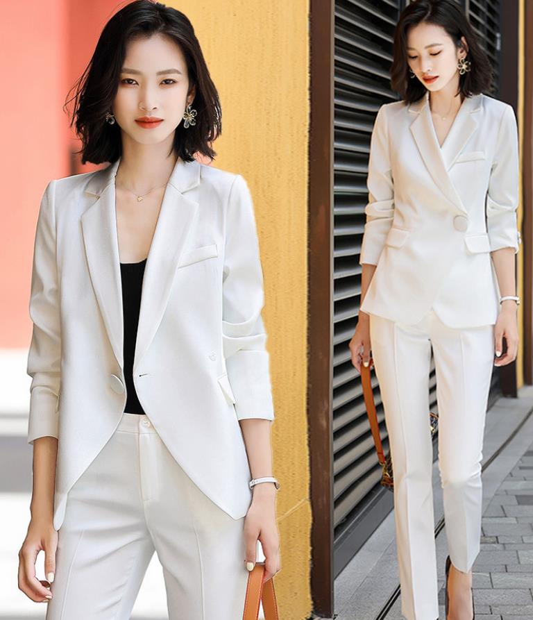 2021新作/2点セット/ビジネススーツ/レディース/コート/ズボンスーツ/ジャケット/通勤/オフィス/ 制服 事務服 入学 フォーマル ビジネス/洗える/細身...