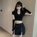 レディース 2点セット ボトムス ゆったり 夏 ファッション セットアップ 大きいサイズ 春/夏 無地 スーツ セクシー スカートスーツ