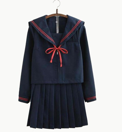 3点セット/S/M/L/XL/セーラー服/長袖/制服/学生/ ユニフォーム JK系 スカート+上着+蝶ネクタイ 上下セット シャツ フリルスカート パーティグッズ 卒業式 入学式 コスチューム 衣装 櫻柄 3点セット/S/M/L/XL/セーラー服/長袖/制服/学生/ ユニフォーム JK系 スカート+上着+蝶ネクタイ 上下セット シャツ フリルスカート パーティグッズ 卒業式 入学式 コスチューム 衣装 櫻柄
