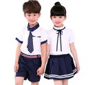 100-160/欧米風/女の子/短袖/スカート/男の子/スーツ/ フォーマル 子供 ジュニア 制服 七五三 卒園式 入園式 記念日 撮影 イベント 幼稚園制服 半袖シャツ/ハーフパンツ 短袖シャツ スカート ストライプ 縞