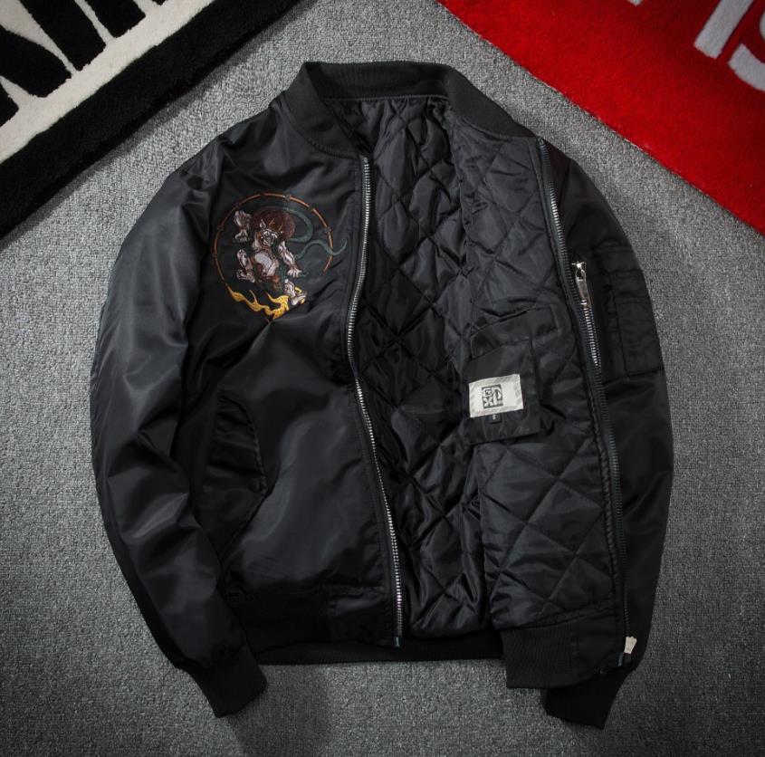 新販売/S-3XL/ MA-1/ライトアウター/刺繍コート メンズ /アウター /ダブルライダース /ブルゾン /長袖/防寒 /秋服/綿入/男女用/カップル/恋人/レディース/メンズ/スタジアムジャケット、スタジャン/スタジアムジャンパー/ジャケット/ma-1 ジャケット メンズ