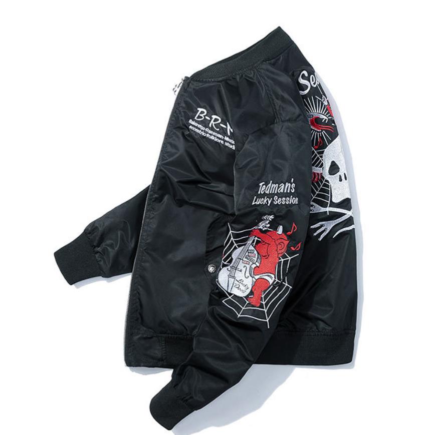 新販売/S-3XL/ MA-1/ライトアウター /刺繍コート メンズ /アウター /ダブルライダース /ブルゾン /長袖/防寒 /秋服/綿入/男女用/カップル/恋人/レディース/メンズ/スタジアムジャケット、スタジャン/スタジアムジャンパー/ジャケット/ma-1 ジャケット メンズ