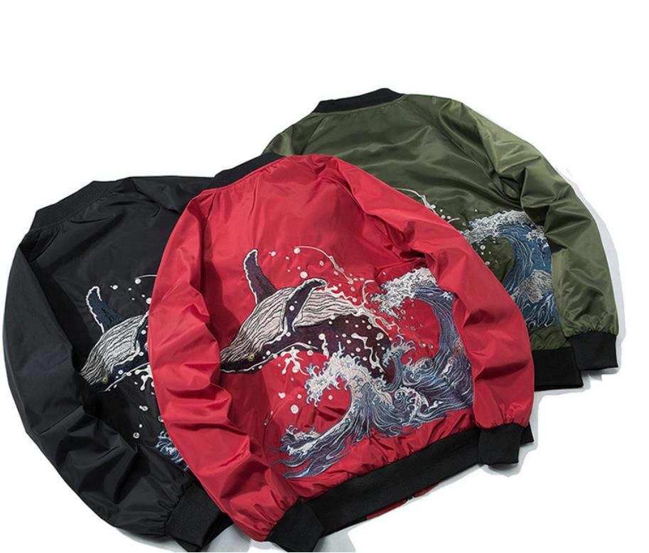 乐天商城 - 新販売/S-3XL/ MA-1/ライトアウター/刺繍コート メンズ /アウター /ダブルライダース /ブルゾン /長袖/防寒 /秋服/綿入/男女用/カップル/恋人/レディース/メンズ/スタジアムジャケット、スタジャン/スタジアムジャンパー/ジャケット/ma-1 ジャケット メンズ
