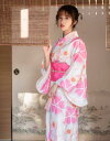 浴衣 レディース ゆかた 大人浴衣 女 かわいい エロ 大人 ファッション 個性的 安い きれい 華やか 桜柄 ピンク 桃色