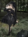 LOLITA ロリータ /闇魔女ワンピース JSK OP ゴスロリ コスプレ メイド服 コスチューム 文化祭 学園祭 衣装 仮装 ハロウィン おすすめ 可愛い ドレス 日常 写真 舞台 花嫁 洋服 ハロウィーン 人形ドレス ティアードスカート バレエ/(4)