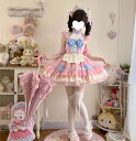 LOLITA ロリータ 3点セット/浴衣 和風 ゴスロリ コスプレ メイド服 コスチューム 文化祭 学園祭 衣装 仮装 ハロウィン おすすめ 可愛い 長袖 ドレス 日常 写真 舞台 花嫁 洋服 ハロウィーン スカート
