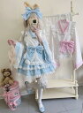 LOLITA ロリータ 4点セット/浴衣 和風 ゴスロリ コスプレ メイド服 コスチューム 文化祭 学園祭 衣装 仮装 ハロウィン おすすめ 可愛い 長袖 ドレス 日常 写真 舞台 花嫁 洋服 ハロウィーン スカート