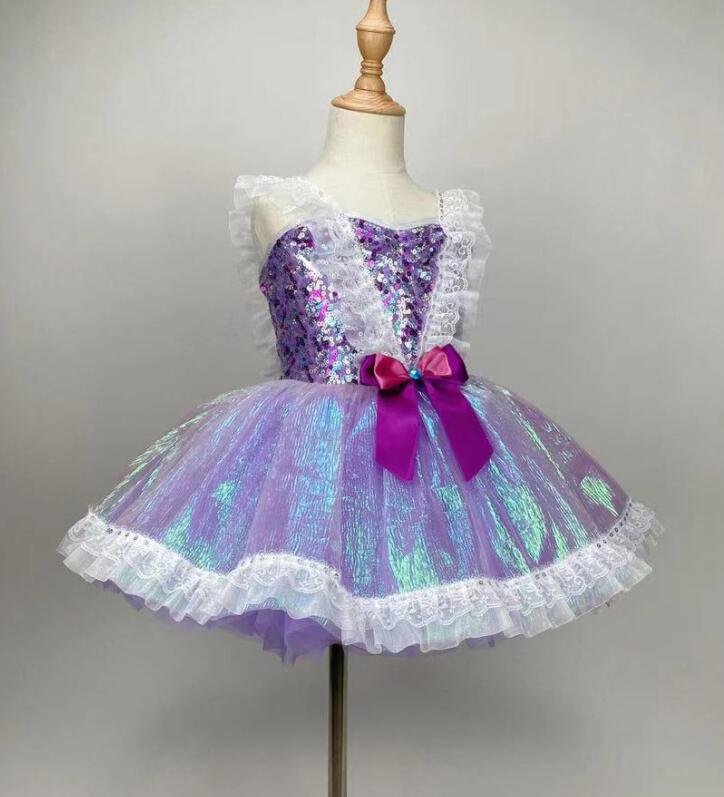 100/110/120/130/140/150/160/子供/ワンピース/ラテンダンス衣装/ フリンジ /スパンコール クラーデシ..