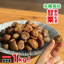 \賞味期限11月のため激安/有機割れむき甘栗 1kg 訳あり 無添加 栗 圧力製法 送料無料 砂糖不使用 栗 くり お取り寄せ お土産 送料無料 プレゼント 父...