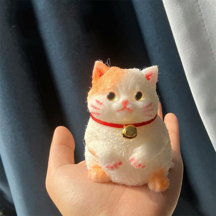 水感スクイーズ ふわふわ 猫 ふわとろ スクイーズ スクイーズケーキ おもちゃ もちもち ぷにぷに 水感 肉球 低反発 減圧グッズ ストレス解消 猫型 癒しグッズ 可愛い Y2K 韓国 とろとろ 置物 インテリア 飾り 送料無料 mina-shop-10007874 minashop サンプル画像3